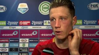 Reactie Weghorst na FC Groningen  AZ [upl. by Freemon664]