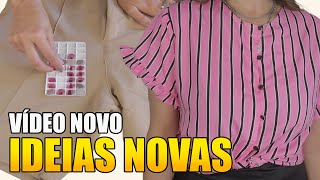 3 Ideias Novas para Customizar e Ajustar Roupas Usadas  DIY [upl. by Hekker]