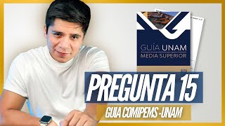 GUÍA UNAMCOMIPEMS 2024  PREGUNTA 15 [upl. by Hock387]