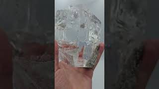 Halite crystal with water inside enhydro halite 1704g  Bakhmut field Ukraine [upl. by Ahsatel151]