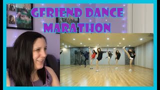 GFRIEND Dance Practice Marathon Reaction  Maggie Nicole [upl. by Nesnaj]