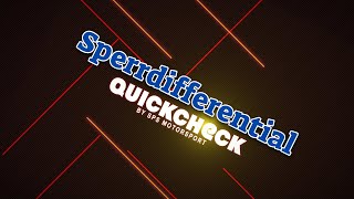 SPS Motorsport  Quick Check 19  Sperrdifferential [upl. by Aivekal]