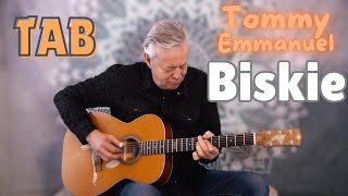 Tommy Emmanuel Biskie  TAB Lesson [upl. by Hun]