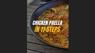 Chicken Paella Recipe  In 11 Steps [upl. by Ecyned]