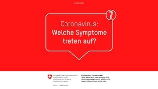 Coronavirus  Welche Symptome treten auf [upl. by Ntsud755]