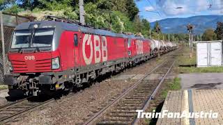 ÖBB 1283 181  1293 091 mit Kesselwaggons [upl. by Assyla]