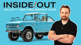 1969 Tiffany Blue Vintage Ford Bronco Restomod for Sale [upl. by Sillyhp]