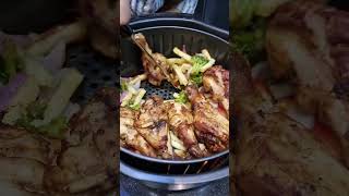 Air Fryer chicken n veggies with cheese sauce food lover [upl. by Igig374]