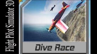 Dive Race  Flight Pilot Simulator 3D  best plane  aeroplane sim  Android Gameplay [upl. by Doehne]