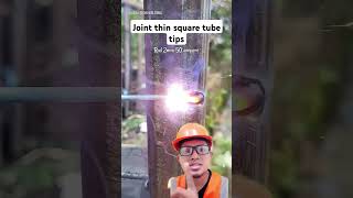 welding thin square tube weldingtricks weldingworld welder weldingtipsandtricks satisfying [upl. by Ardnasal]