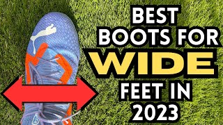 Best Football Boots For Wide or Flat Feet in 2023 [upl. by Nishi]