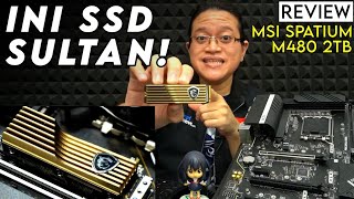 Mencoba SSD SULTAN Review MSI Spatium M480 2TB [upl. by Durarte]