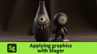 Adding Graphics with Substance 3D Stager  Adobe Substance 3D [upl. by Rivera]