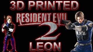 Leon Kennedy Resident Evil 3D Printing Figure  Assembly  Sanded  airbrushed and Hand Painted [upl. by Rancell]