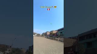 Cometa delta conyne🪁😎🇵🇪 cometa kiteflying kites travel festivaldecometas papalote parati fyp [upl. by Merchant]