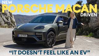 New Porsche Macan DRIVEN The EV even EV haters will love  Electrifying [upl. by Winikka]