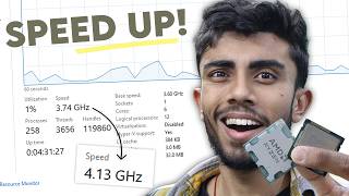 Finally Overclocking My CPU⚡️Boost UP CPU Speed For Free Make Your Windows 10 amp 11 Fast 🤩 [upl. by Ihcelek]