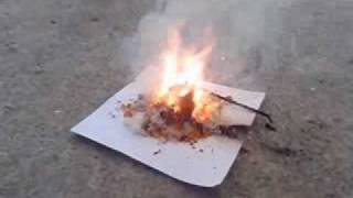 Potassium dichromate and sugar burn testpart 1 [upl. by Lorine]