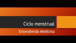 Ciclo menstrual [upl. by Mundy476]