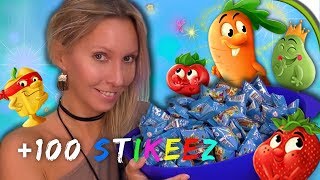 STIKEEZ 2018 Lidl 🍓 Über 100 Päckchen 🍋 Sammelfiguren Unboxing deutsch [upl. by Egnalos203]