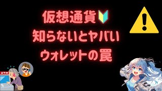 🔰仮想通貨初心者必見！知らないとヤバいウォレットの罠！！ [upl. by Hsizan130]