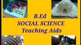 BEd SOCIAL SCIENCE TEACHING AIDS [upl. by Sicard]