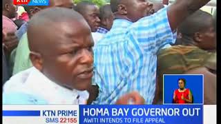 Homa Bay governor Cyprian Awiti becomes the second governor to have his election annulled [upl. by Inaffets]