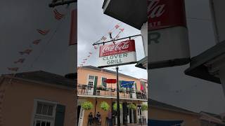 🌈☘️Inside New Orleans Iconic Clover Grill on bourbonstreet frenchquarter nolaeats neworleans [upl. by Anaira468]