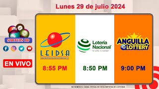 Lotería Nacional LEIDSA y Anguilla Lottery en Vivo 📺│Lunes 29 de julio 2024 855 PM [upl. by Enaira6]