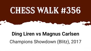 Ding Liren vs Magnus Carlsen • Champions Showdown Blitz 2017 [upl. by Auqinaj]