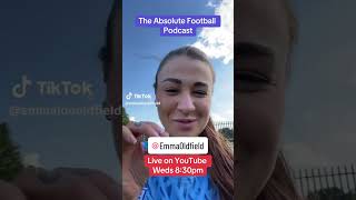 WSL Football Podcast sees Emma Oldfield join us this Wednesday LIVE woso wsl womensfootball [upl. by Cartie]