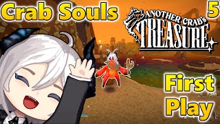 Crab Shiro Crab Souls Continues First Time Playing Another Crabs Treasure Vtuber [upl. by Bonner]