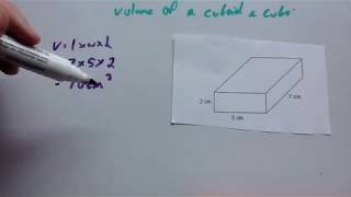 Volume of a cuboid and cube  Corbettmaths [upl. by Jagir]