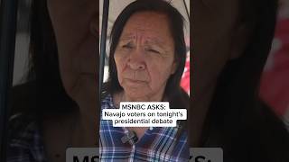 MSNBC ASKS Navajo voters on tonights presidential debate [upl. by Saul938]