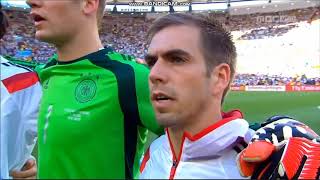 Anthem of Germany vs Argentina FIFA World Cup 2014 [upl. by Enidaj17]