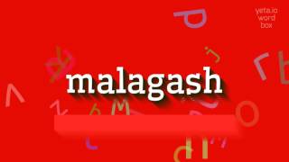 How to say quotmalagashquot High Quality Voices [upl. by Edobalo]