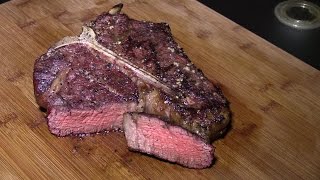 36oz Porterhouse Steak over Open Fire  Lobels of New York [upl. by Suzetta]