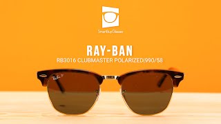 RayBan RB3016 Clubmaster Polarized 99058 Sunglasses Review [upl. by Willie]