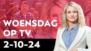 VANAVOND OP TV  Woensdag 2 oktober 2024  Mis niks  TVDepotGids [upl. by Oznola]