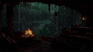 Durma Uma Noite Na Caverna Dos Sonhos Sons De Chuva Para Dormir E Curar  ASMR 2024 💤💤 [upl. by Baelbeer]