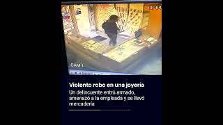 VIOLENTO ROBO EN UNA JOYERÍA [upl. by Hailahk]