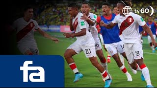 El segundo tiempo a ras de cancha del Perú vs Colombia en Barranquilla  Fútbol en América [upl. by Assereht]