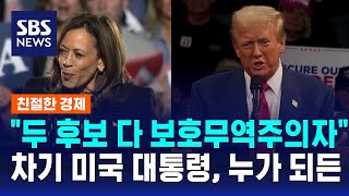 quot두 후보 다 보호무역주의자quot 차기 미국 대통령 누가 되든…  SBS  친절한 경제 [upl. by Scandura]