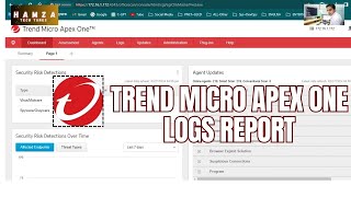 Trend Micro Anti Virus Logs Report Collect  Trend Micro Apex One [upl. by Nostaw556]