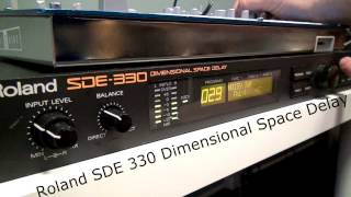 Roland SDE 330 Dimensional Space Delay [upl. by Aneetak]