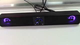 ELEGIANT Mini Soundbar Speaker For PC Review [upl. by Birgit]