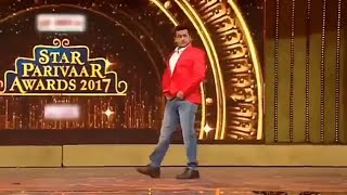 Mimicry of Salman khan and Sanjay dutt by Sanket bhosale at Star parivaar awards 2017 [upl. by Amund]