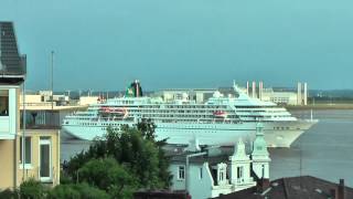 MS Amadea läuft aus zur Kreuzfahrt nach Norden [upl. by Aneroc688]