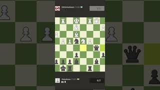 Blundering the scandinaviandefense  Tactical Play and a Stunning checkmate chess chesslover [upl. by Ylagam]