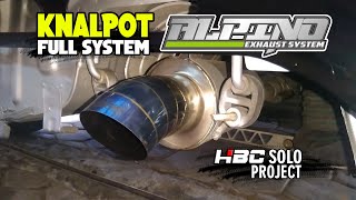 Knalpot Brio Full System Alpino  Alpino Exhaust S03 Burntip  Brio Modifikasi Knalpot [upl. by Humbert]